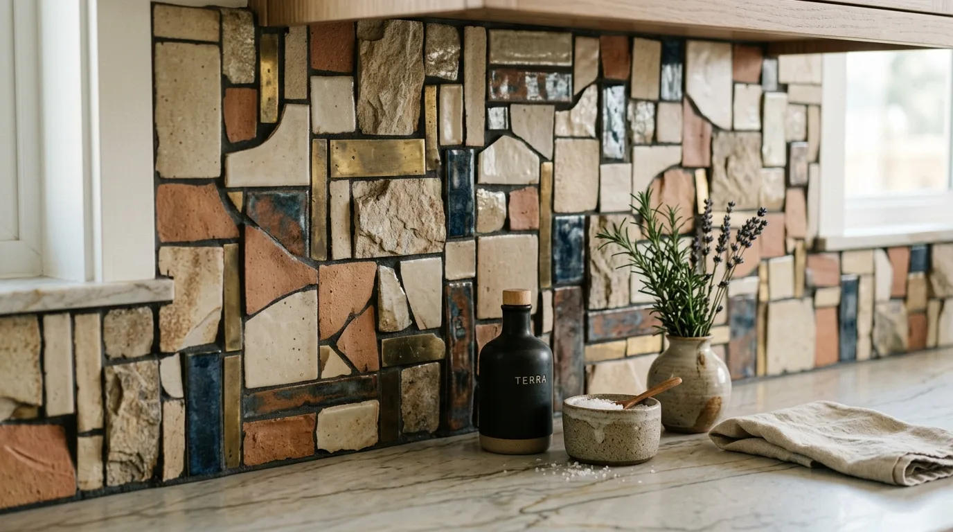 Choose texture when the kitchen needs more depth inspiration for a kitchen backsplash zone.